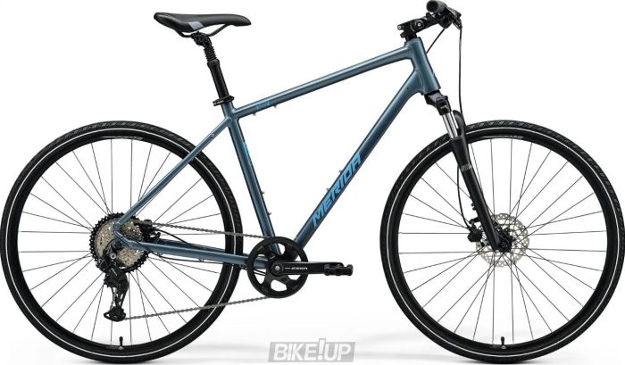 Велосипед гібрид MERIDA Crossway 20 Silk Steel Blue