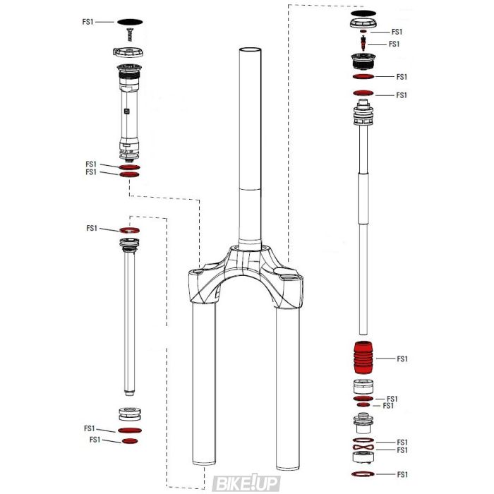 Сервисные запчасти SERVICE KIT FULL PARG GOLD A1