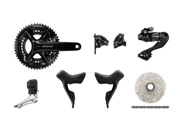 Групсет електронна трансмісія Shimano 105 R7100 2x12 дискові гальма Di2