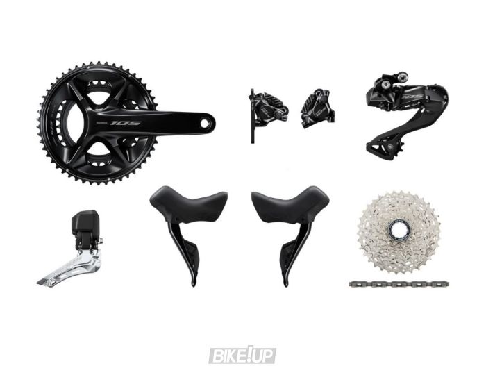 Групсет електронна трансмісія Shimano 105 R7100 2x12 дискові гальма Di2