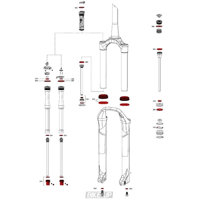 Подвеска - Наборы для обслуживания AM SVC KIT 200H/1YR SID RLC CGR A1
