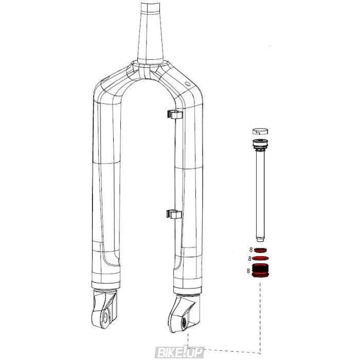 Сальник RockShox SEALHEAD KIT DAMPER RS1