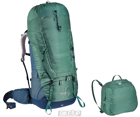 Рюкзак Deuter Aircontact 60 + 10 SL колір 2337 seagreen-marine