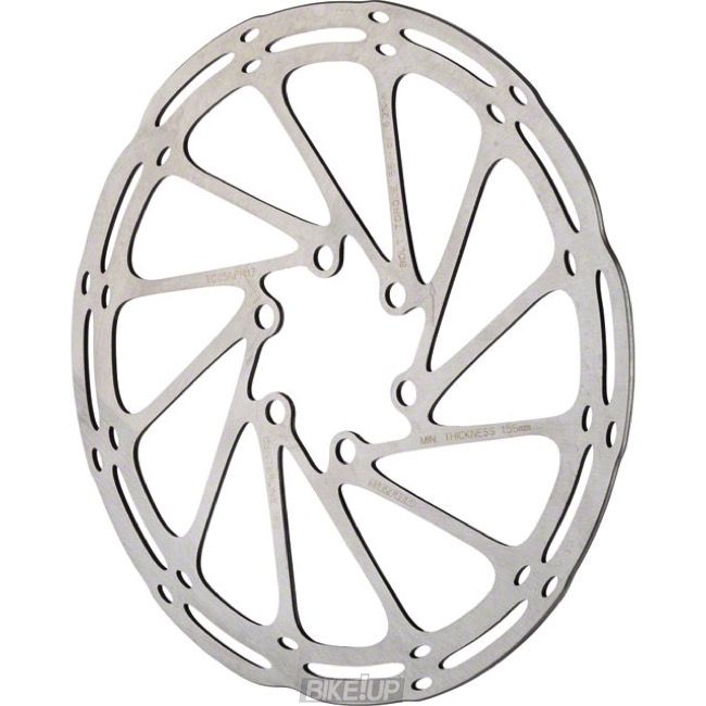 Ротор гальмівний SRAM Centerline 160mm сталеві болти Rounded