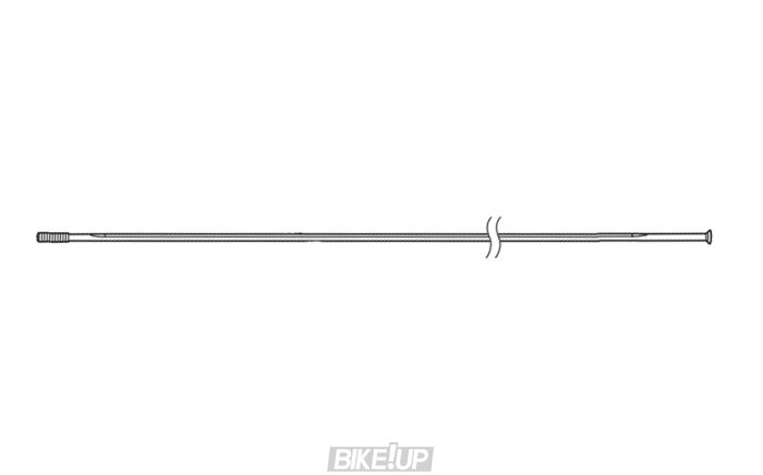 Спиця переднього колеса Shimano WH-RS20 284 мм сріблястий Y012AN842