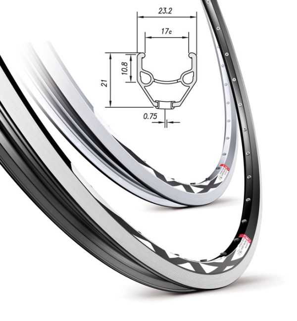 Обід Mach1 MX 26" V-brake 36 отв чорний, AV