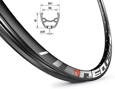 Обід Mach1 NEO DISC 27,5" 32 отв, для диск. торм, пістон, чорний, АV 490гр.