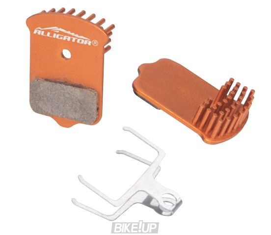 Гальмівні колодки Alligator для Avid Elixir з радіатором органіка