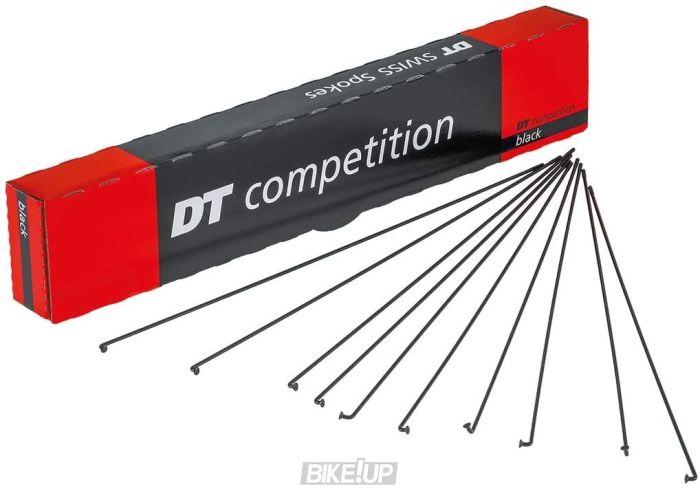 Спицы изогнутые DT competition race black 2.0 / 1.6 x 294mm х100шт