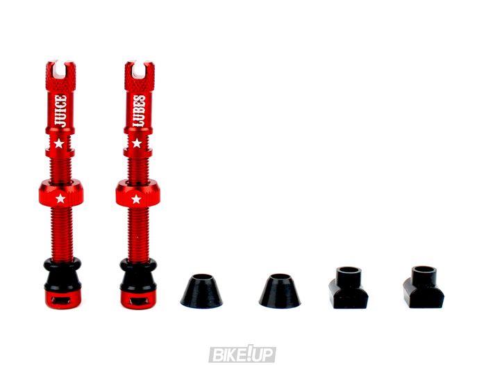 Ніпелі безкамерні Juice Lubes Red 48mm