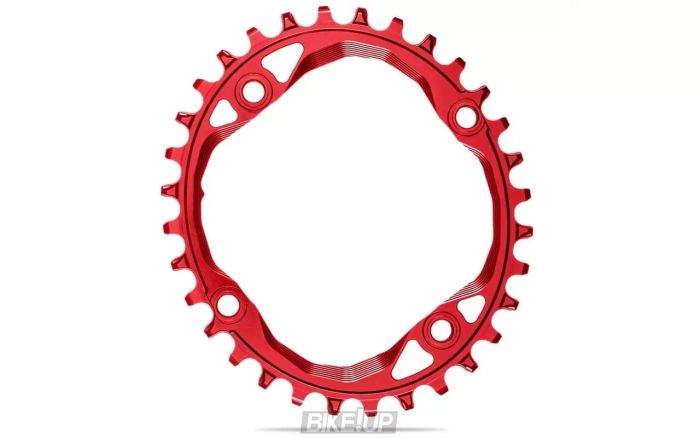 Oval 104BCD зірка шатунів, 30T, Red