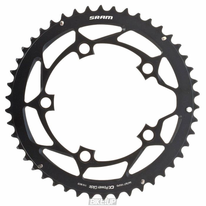 Звезды POWERGLIDE CRING ROAD 46T 10S 110 AL4 BLK L-PIN GXP