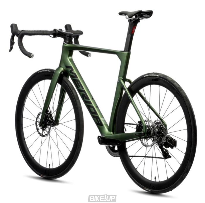 Велосипед шосе 28" MERIDA REACTO 7000 Silk Fog Green Black