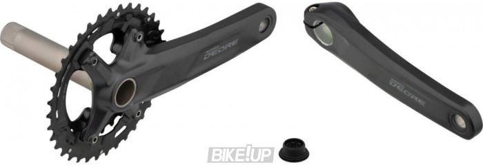 Шатуни FC-M4100-B2 DEORE, інтегрована вісь, 175мм 36x26 10-шв. CL-51.8мм без каретки