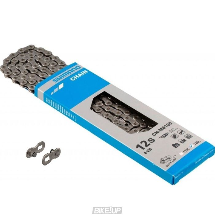 Ланцюг CN-M6100 DEORE, 138 лінків, 12-швидк, +QUICK-LINK