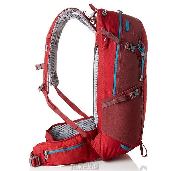 Рюкзак DEUTER Speed Lite 12 колір 5528 cranberry-maron з поясним ременем