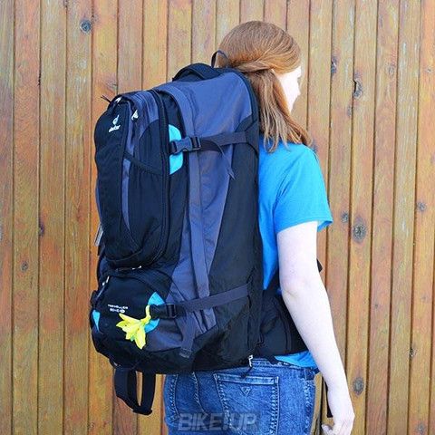 Рюкзак DEUTER Traveller 60 + 10 SL колір 7321 black-turquoise