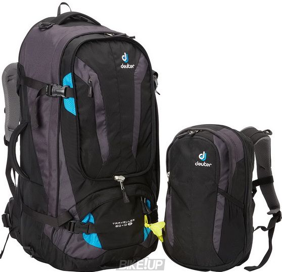 Рюкзак DEUTER Traveller 70 + 10 колір 7400 black-silver