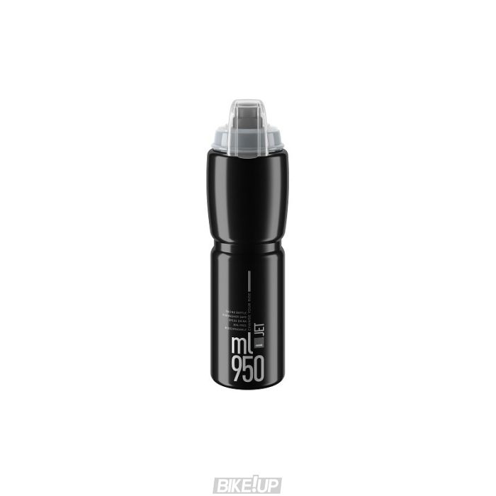 Фляга ELITE JET PLUS Black Grey 950ml