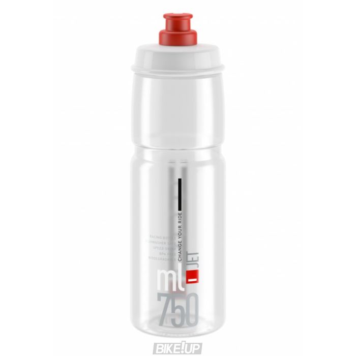 Фляга ELITE JET Transparent Red 750ml