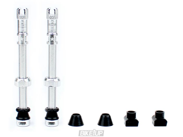 Ніпелі безкамерні Juice Lubes Silver 65mm