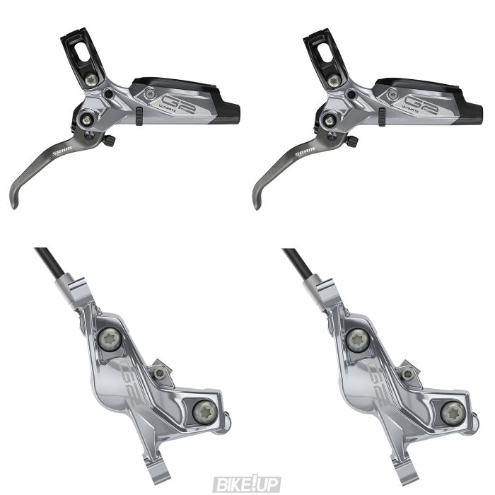 Гальма SRAM G2 Ultimate, Carbon Lever, Ti Hardware, Reach,SwingLink, Contact, Grey Front 950mm Hose (includes MMX Clamp, Rotor/Bracket sold separately) A2