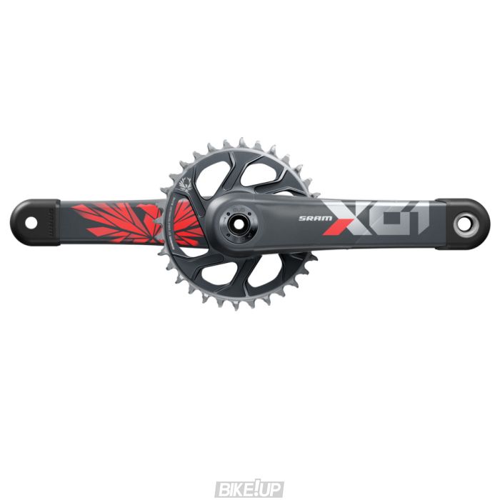 Шатуны SRAM X01 Eagle Superboost+ DUB 12s 165 w Direct Mount 32T X-SYNC 2 Chainring Lunar Oxy Red (DUB Cups/Bearings not included) C3