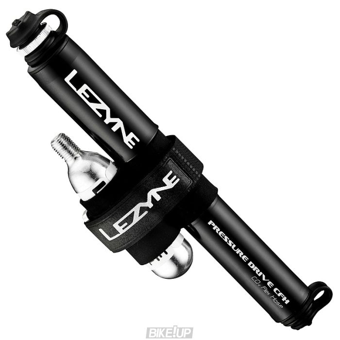 Насос Lezyne комбінований PRESSURE DRIVE CFH з 16г балоном Чорний 120psi Y13