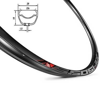 Обід Mach1 5,50 SL DISC 27,5" 32 отв, TLR, пістон, чорний, FV 570гр.