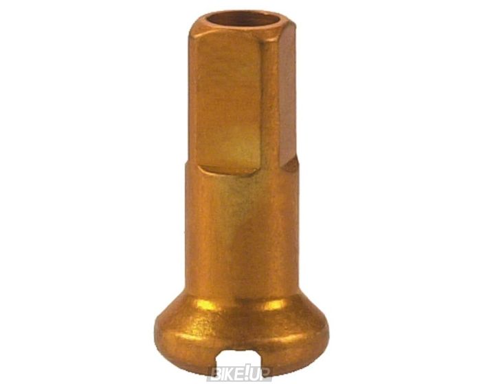 Ниппели алюминиевые DT Standard Aluminium 1.8 x 12 mm Золотий х100шт