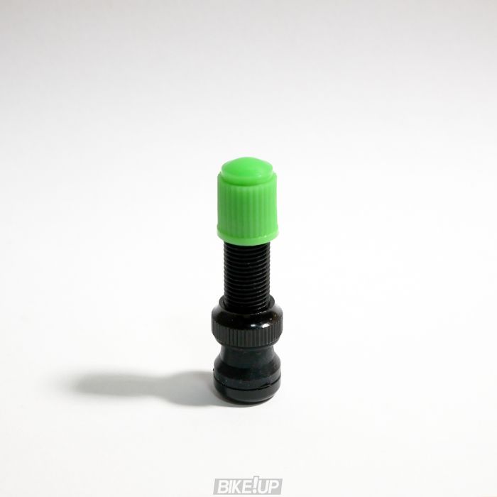 Bicycle tubeless valve BikeBros Schrader AV 35mm  Black Green