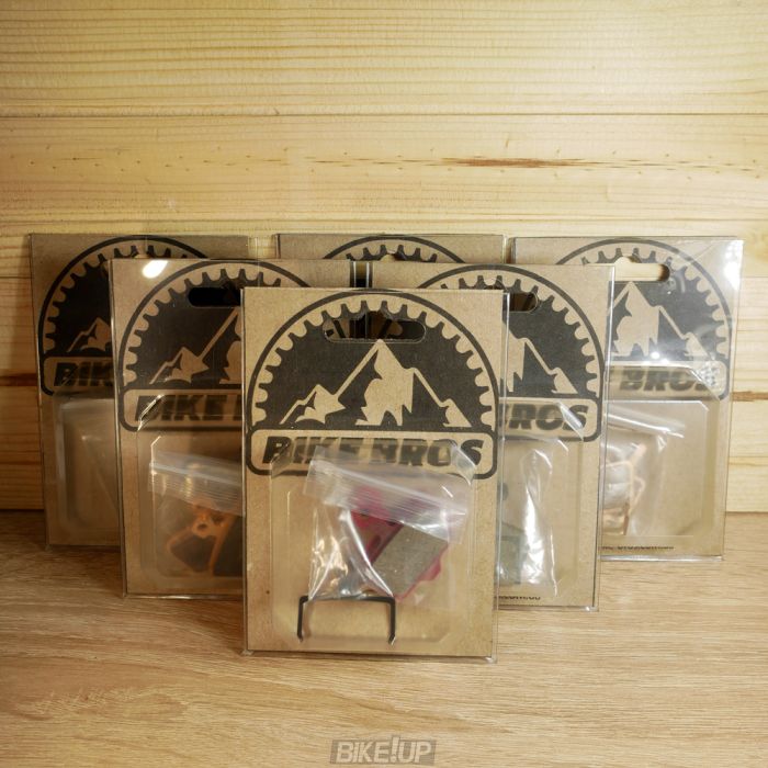 BIKEBROS Гальмівні колодки для дискових гальм BB851SIN SHIMANO 4 piston Sintered