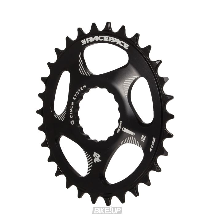 Зірка RaceFace CHAINRING,CINCH,DM,OVAL,30T,BLK,10-12S