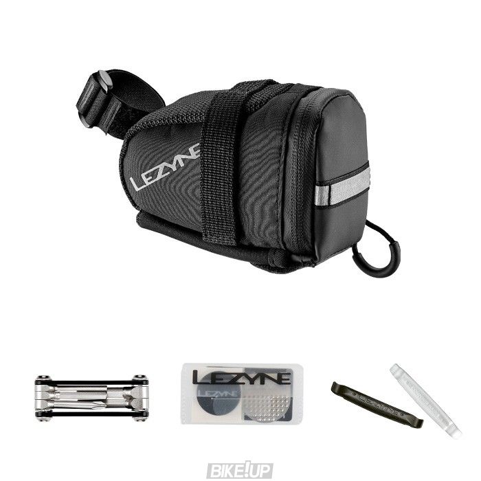 Підсідельна сумка + набір аксесуарів Lezyne S-CADDY loaded Чорний/Чорний 0,3л Y13