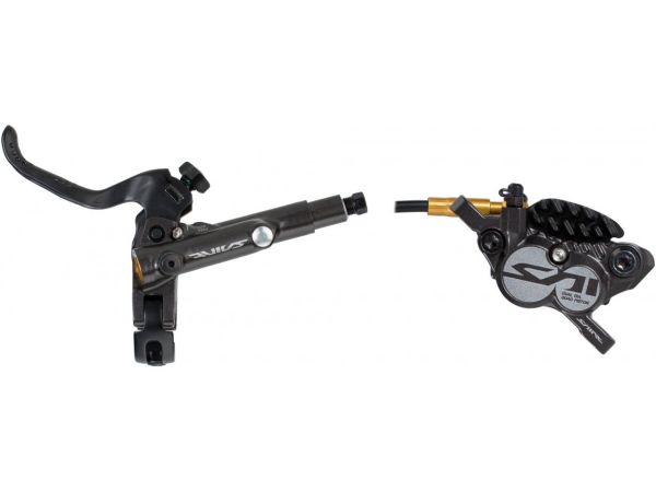 Гальмо гідравл. дискове M820 SAINT переднє (ліва ручка, 4-поршн каліпер, J-kit гідроліния 1000мм)