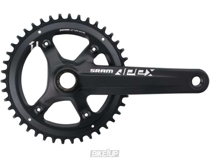 Шатуни SRAM Crank Apex 1 GXP 165 Black Зірка 42t X-SYNC