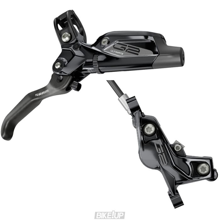 Гальма SRAM G2 Ultimate, Carbon Lever, Ti Hardware, Reach, SwingLink, Contact, Gloss Black Front 950mm Hose (includes MMX Clamp, Rotor/Bracket sold separately) A2