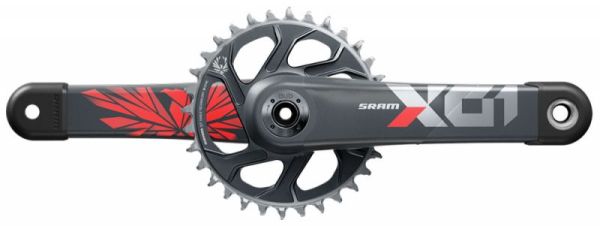 Шатуни SRAM set X01 Eagle DUB 12s 175 w Direct Mount 32T X-SYNC 2 Chainring Lunar Oxy (DUB Cups/Bearings not included) C2
