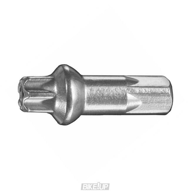 Ніпелі DT Swiss латунні Squorx Pro Head Brass 2.0 x 15 mm Сірий 100шт
