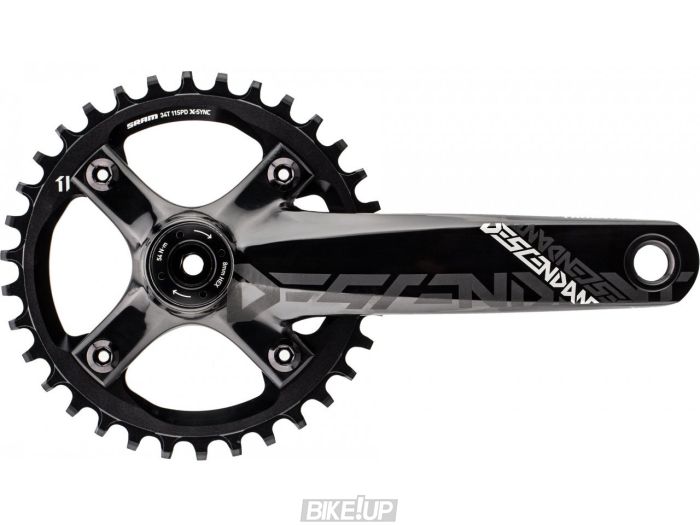 Шатуны AM FC DESCNDNT DH BB3083 165 BLK 34T