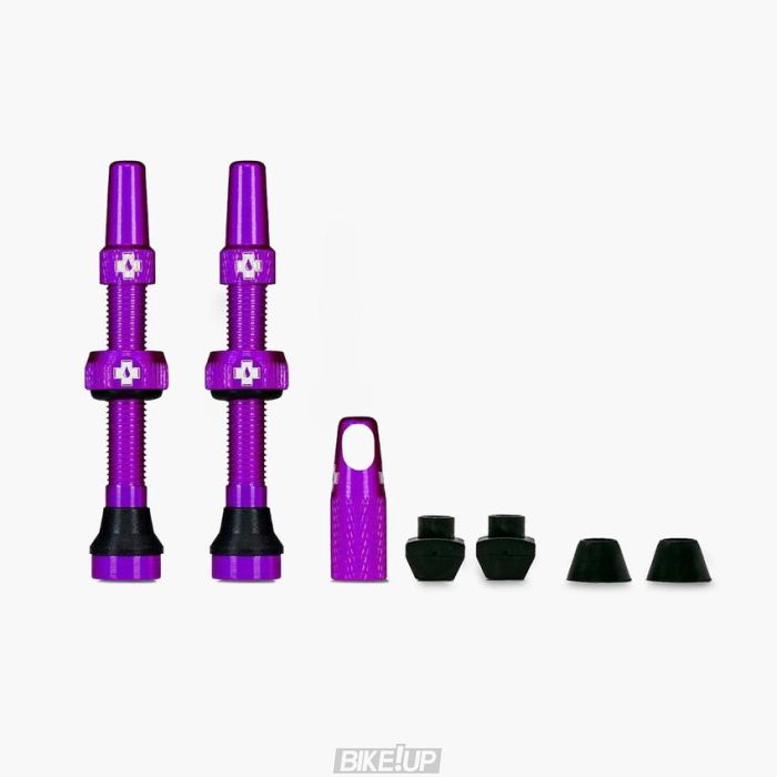 вентилі для бескамерних коліс MUC-OFF 60mm фіолетовий