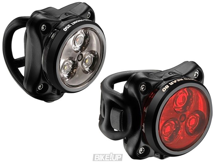 Комплект світла Lezyne ZECTO DRIVE PAIR Чорний 250/80 люменів Y13
